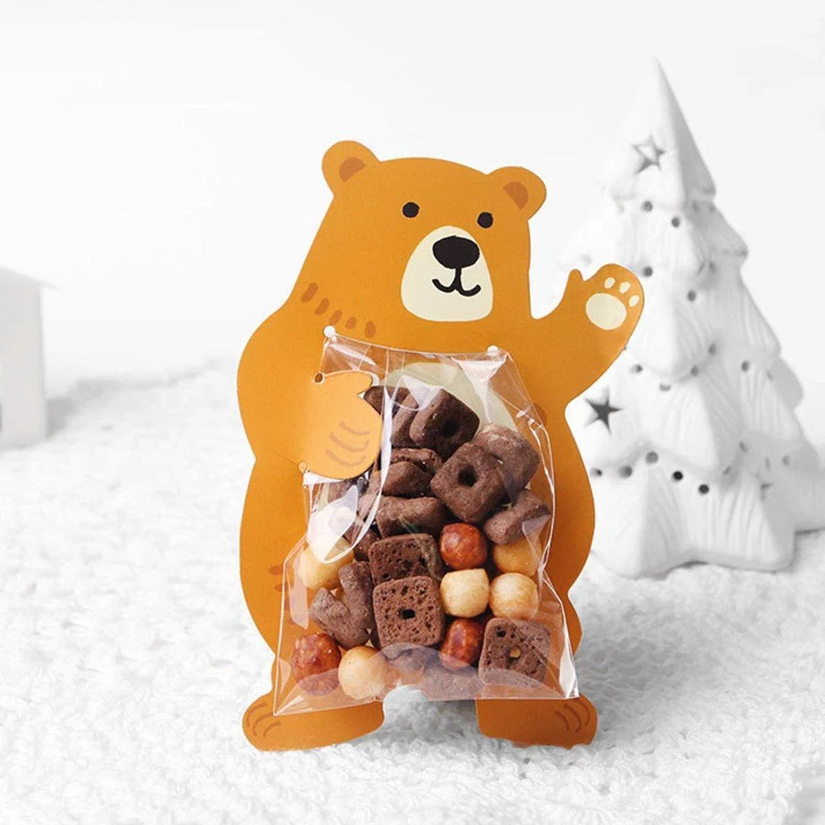 Eco-Friendly Paper Treat Pouches 100PCS