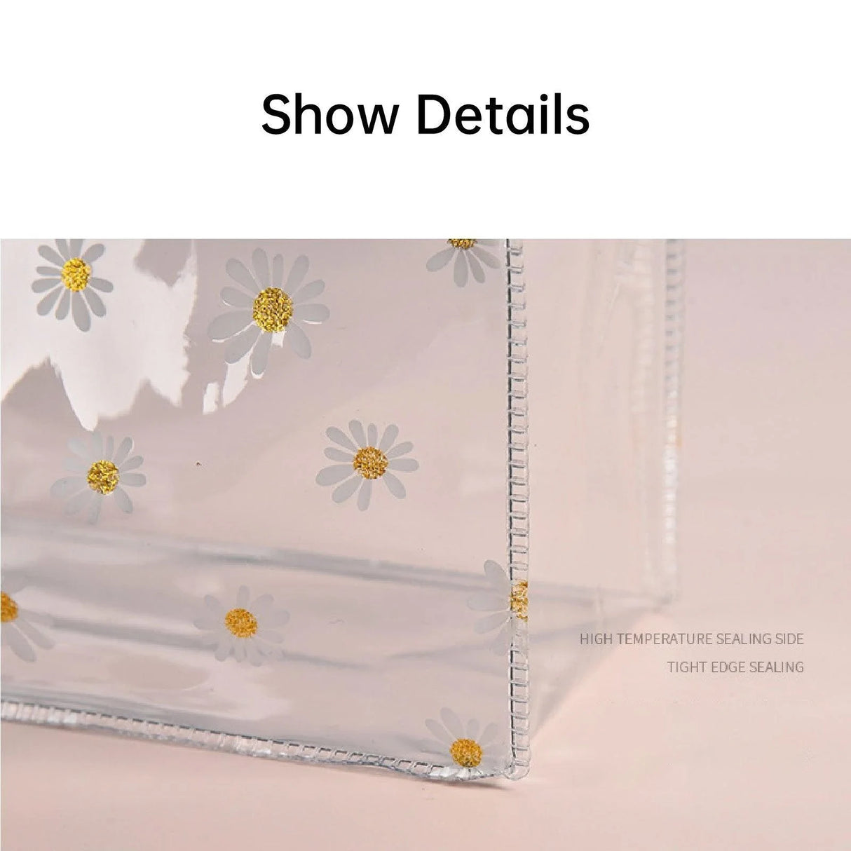 Clear PVC Tote Bags 10PCS