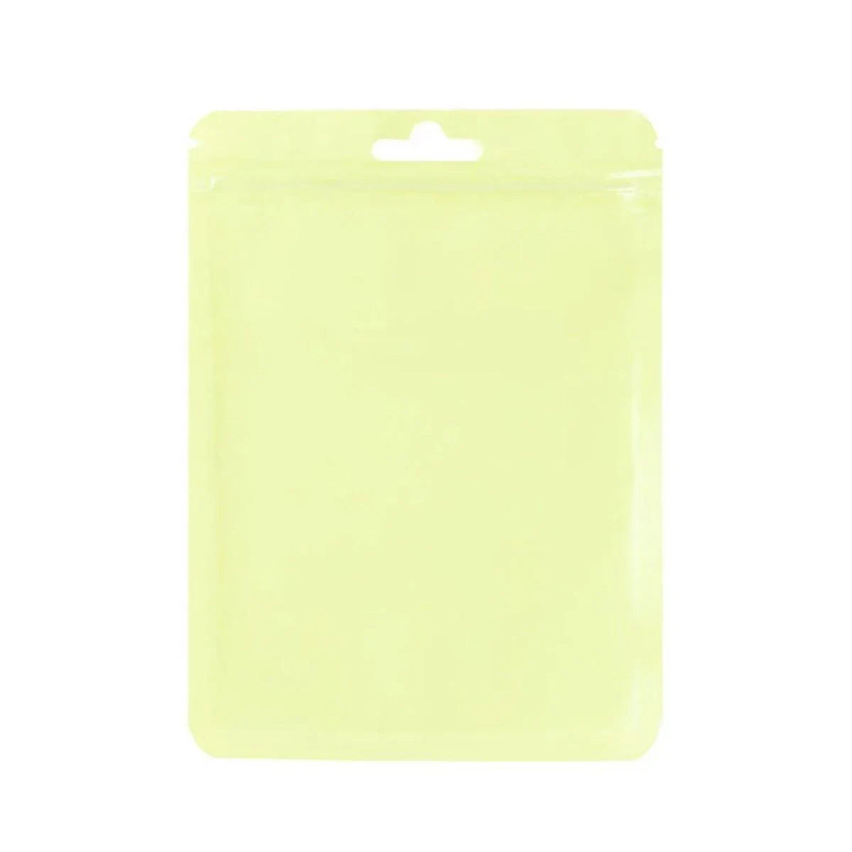 100pcs Colour Zip Lock Bags Transparent Seal Pouches