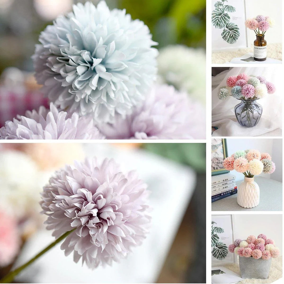 10PCS Artificial Flowers Dandelion