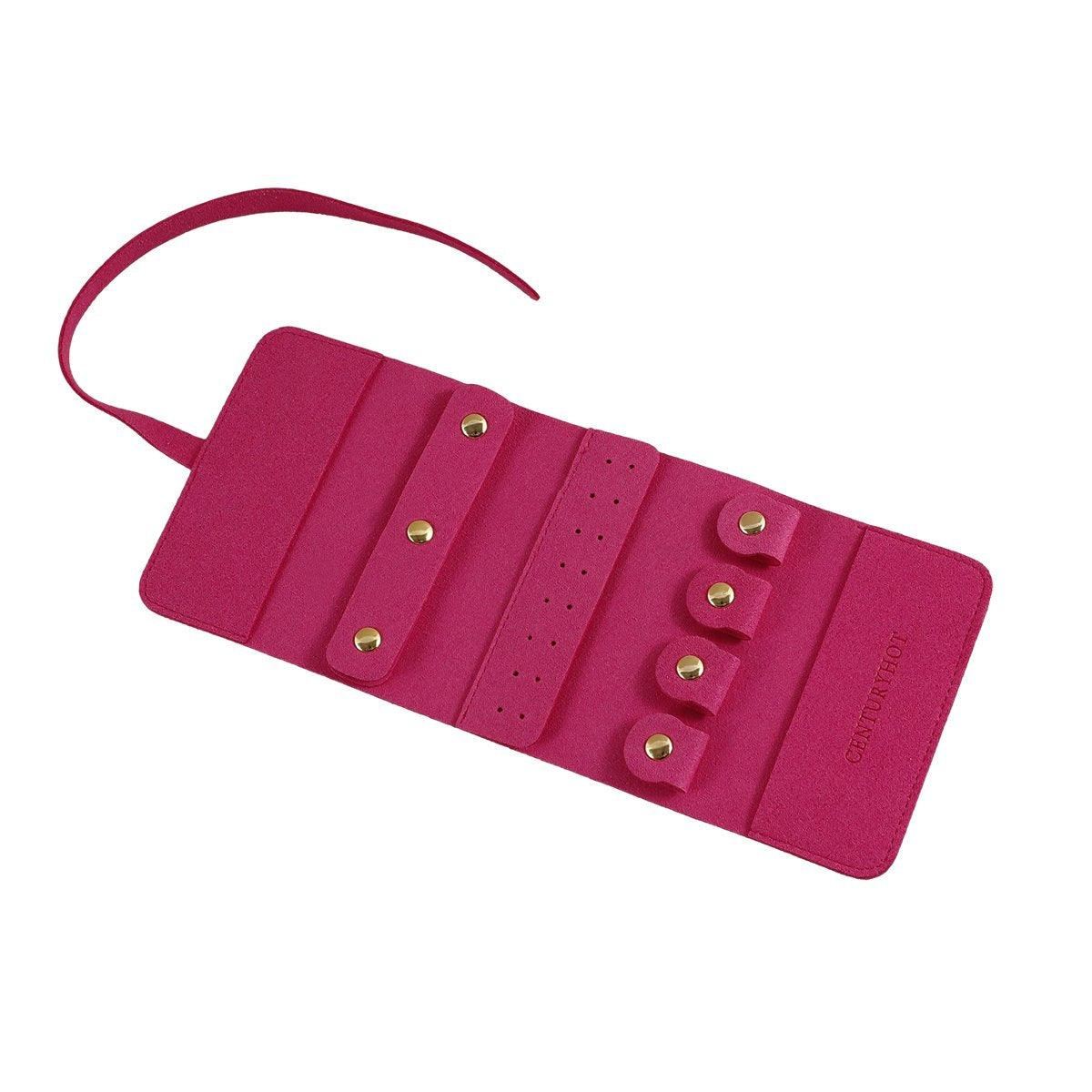 Travel Portable Jewelry Organizer Pouch 9Colours 1PC