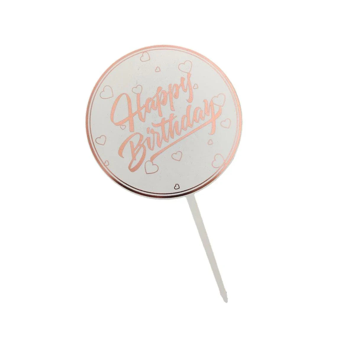 Cake Topper Acrylic Party Decoration 1PC