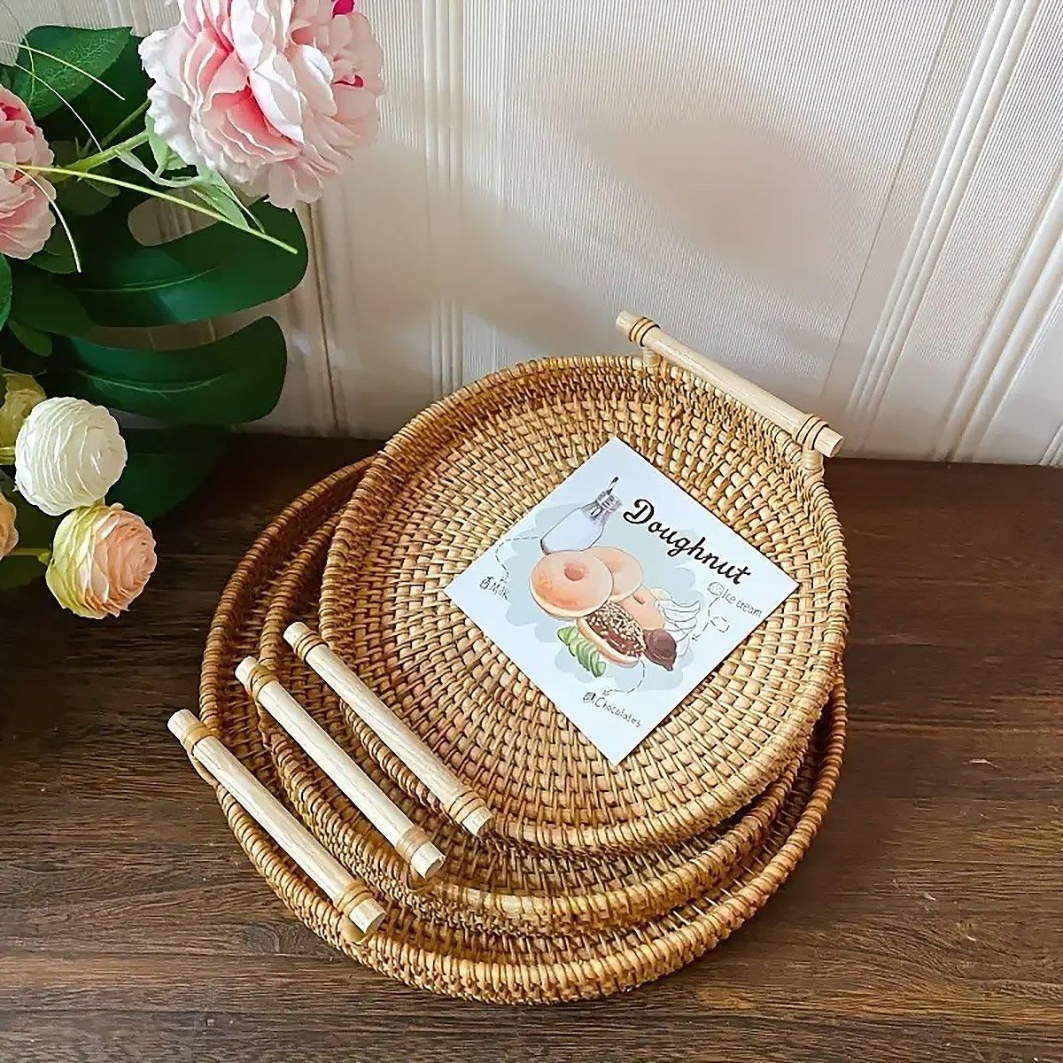 Rattan Woven Basket 3 Size