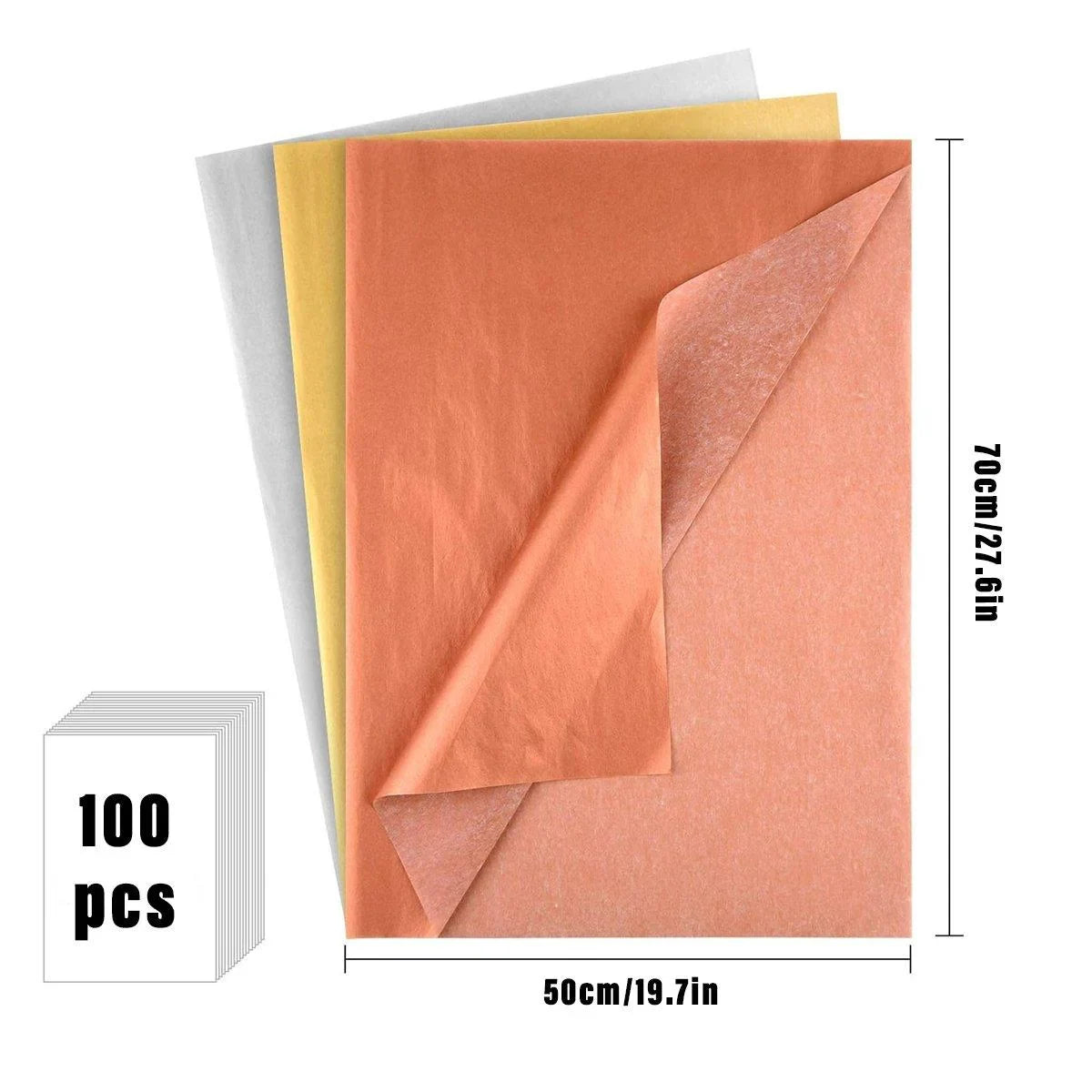 Holiday Gift Wrapping Paper 100PCS