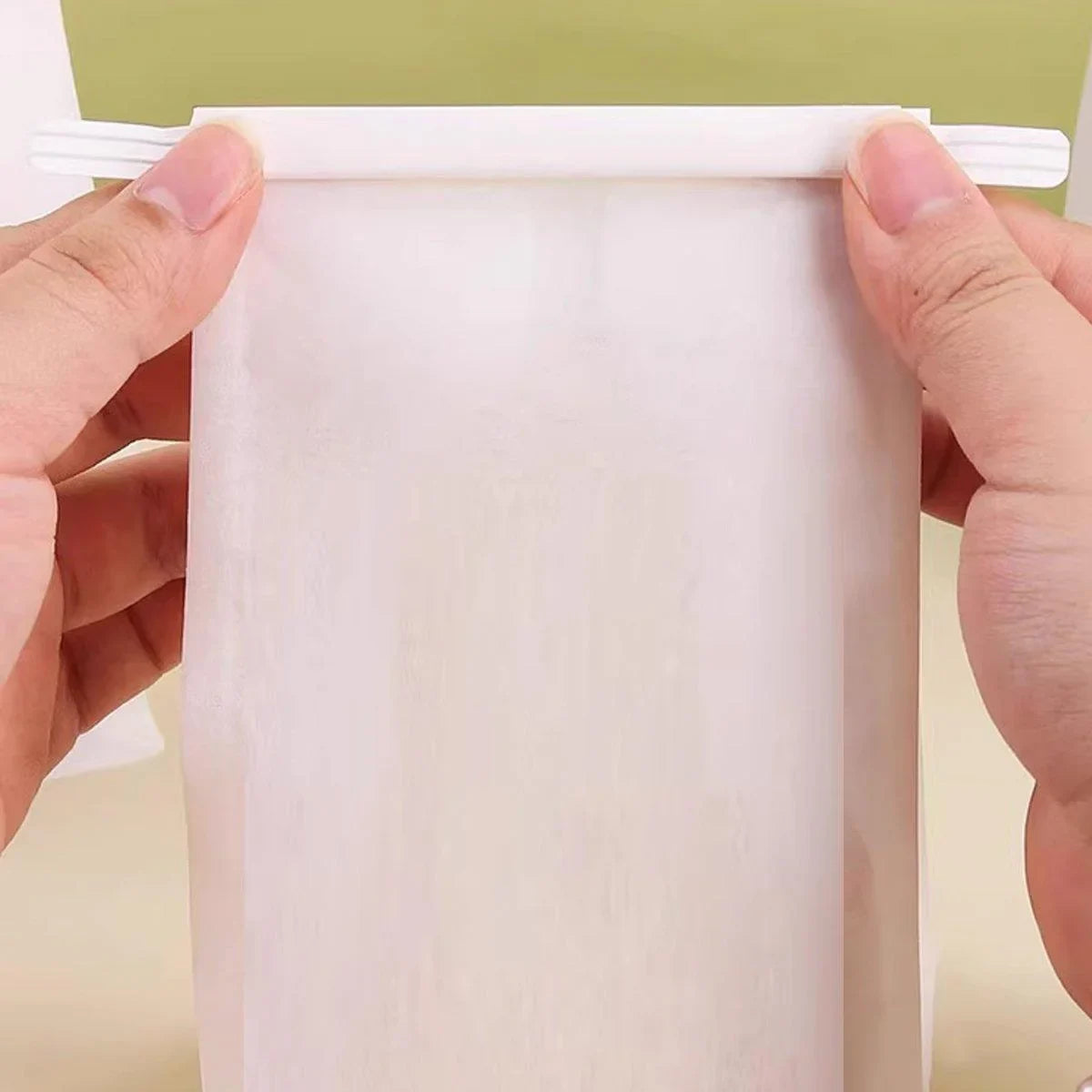 50PCS Oil-proof Self-standing Baking Packaging Seal Bag