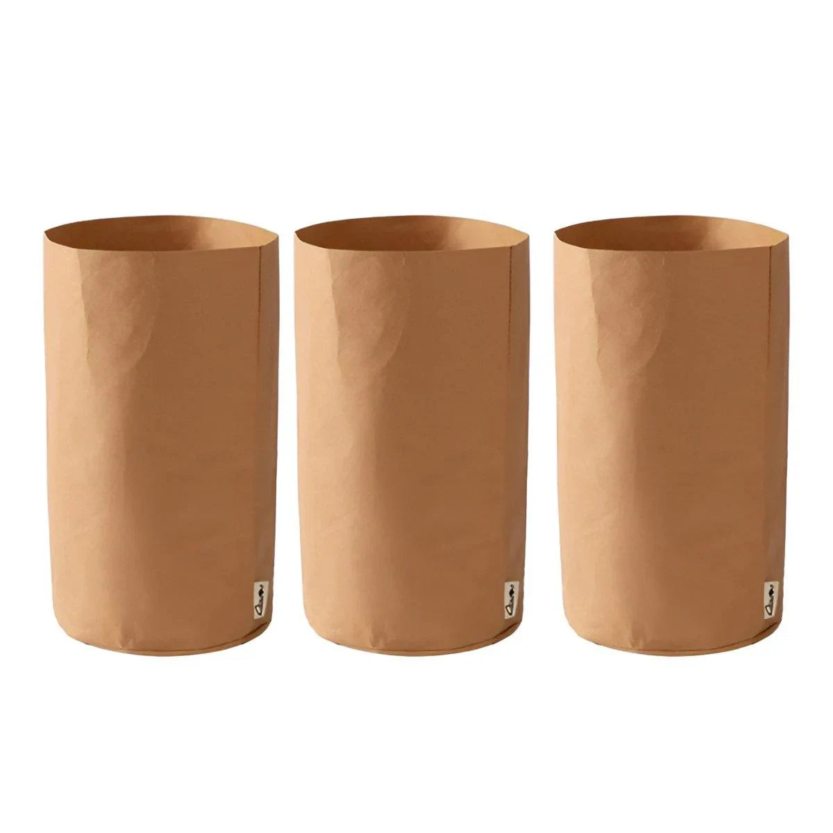 3PCS Washable Kraft Paper Storage Bag Kitchen Organizer
