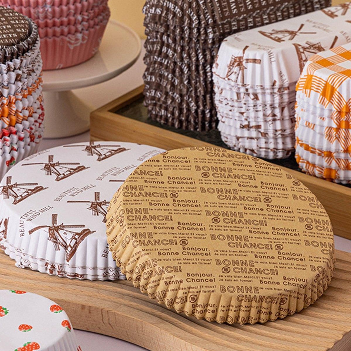 Oil-proof Baking Paper Tray 100PCS