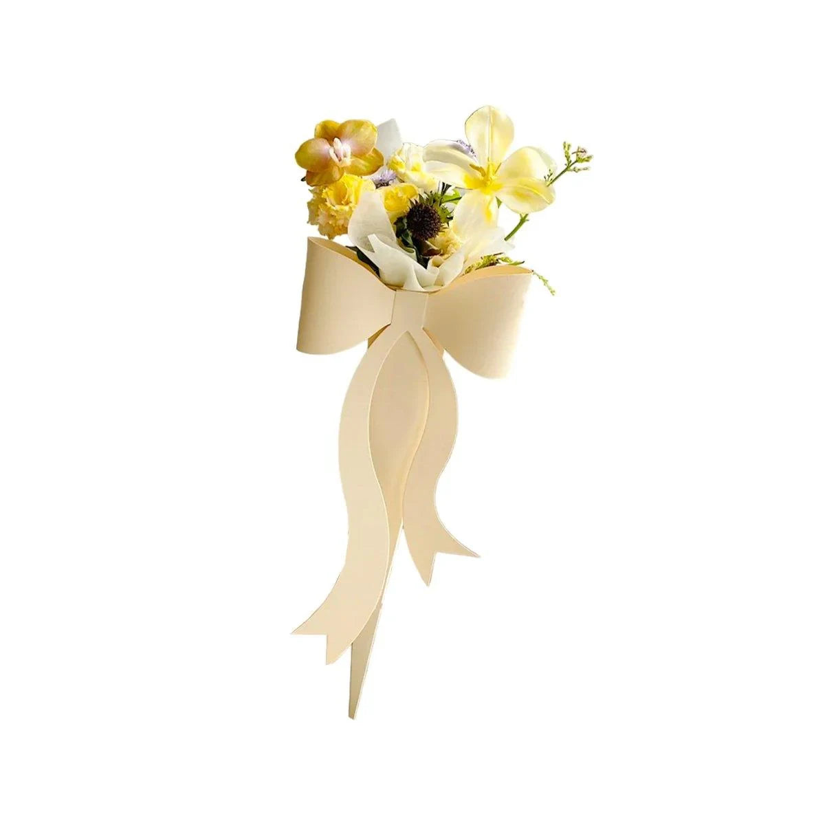 Bow Knot Flower Bouquet Boxes 10PCS
