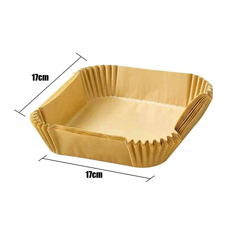 50-200PCS Disposable Square Air Fryer Paper