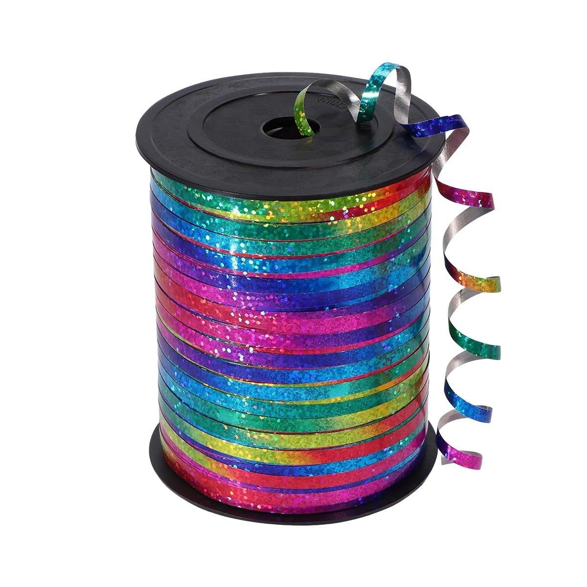 Glitter Laser Ribbon Party Banners Pull String Tie
