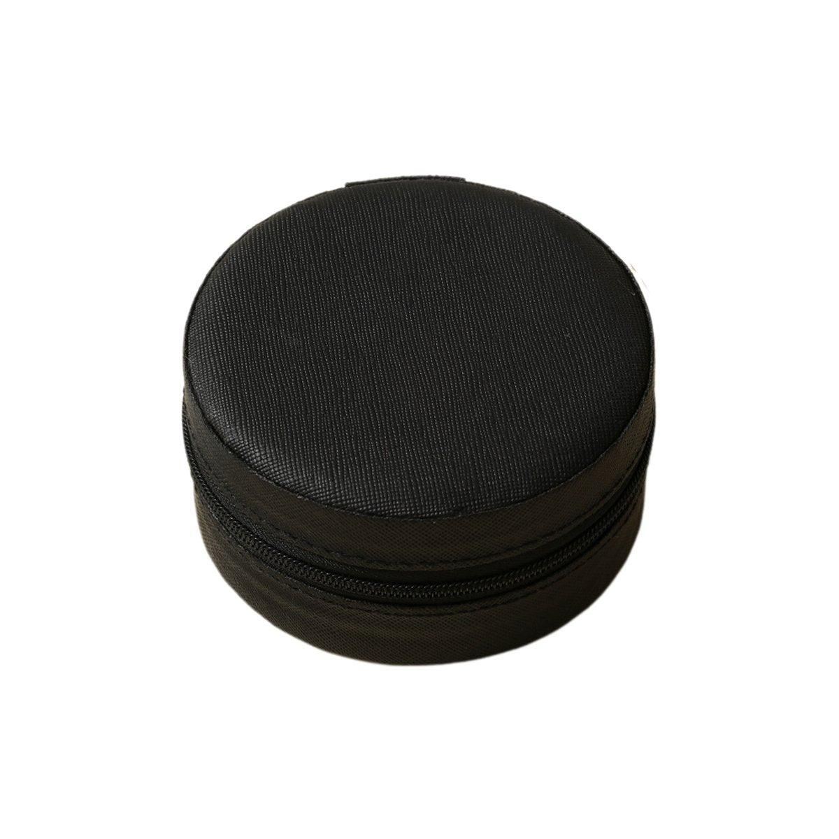 PU Leather Round Jewelry Boxes 1PC