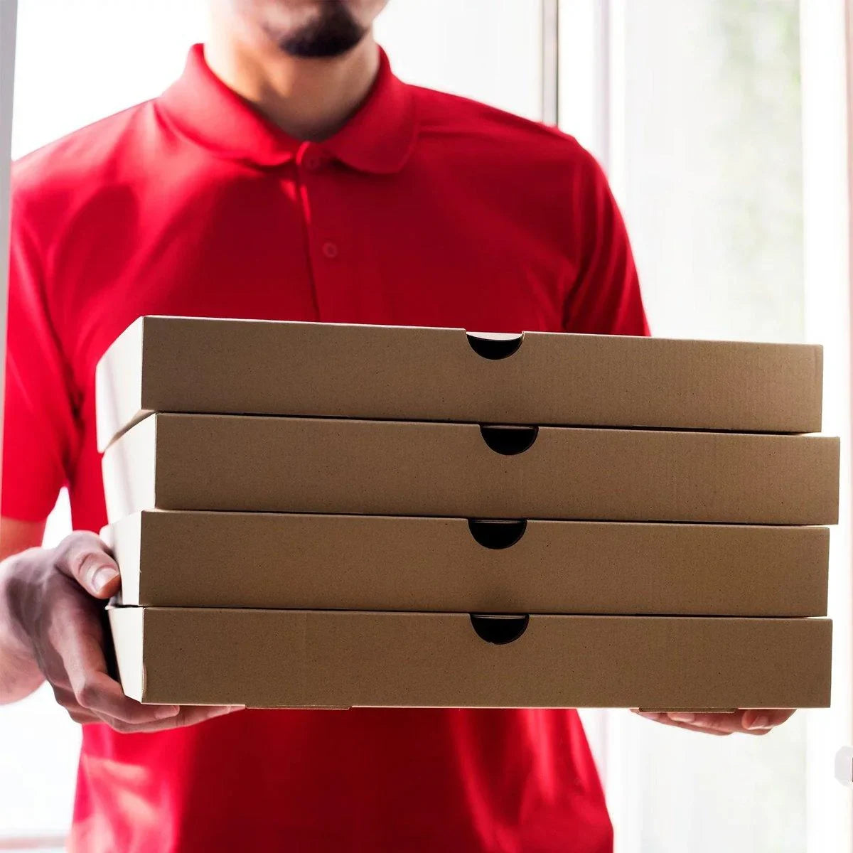 Pizza Boxes Aluminum Foil Lining Heat Retention 50PCS