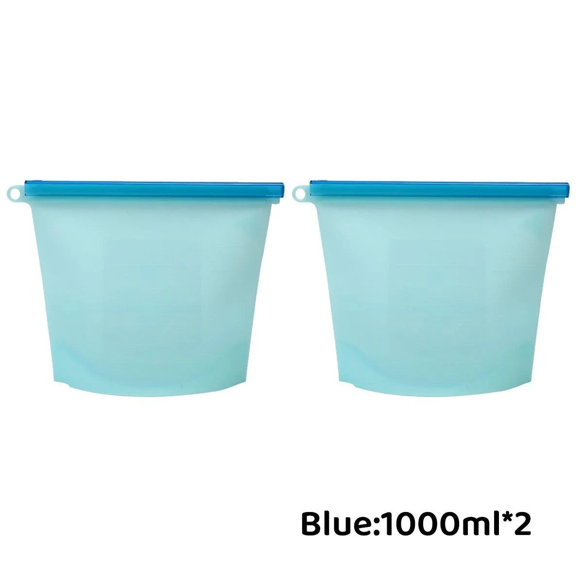 Reusable Silicone Food Storage Bags 500ml-1000ml