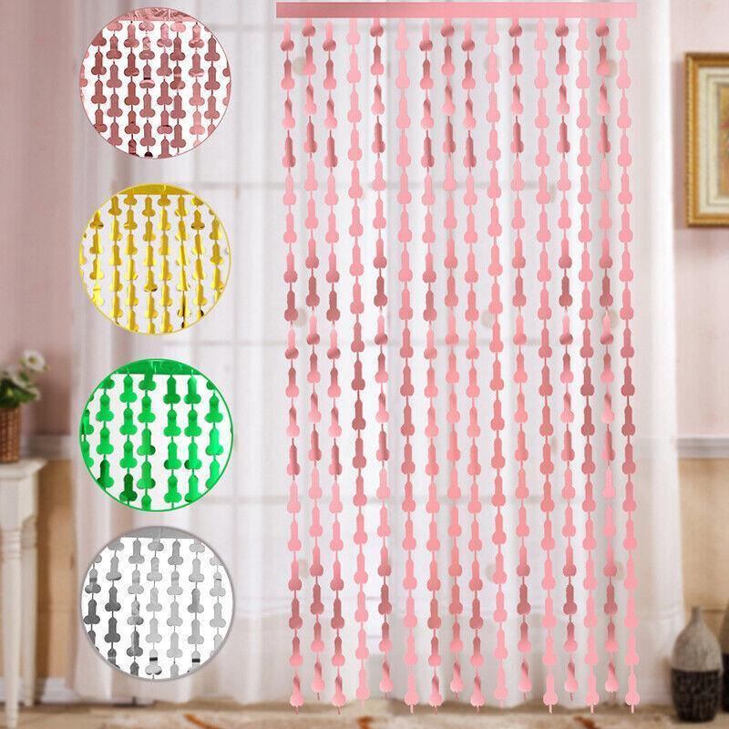 Willy Tinsel Curtain Metalic BackDrop 1PCS