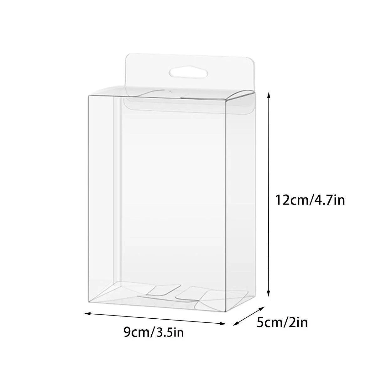 Transparent PVC Hook Gift Boxes 50PCS