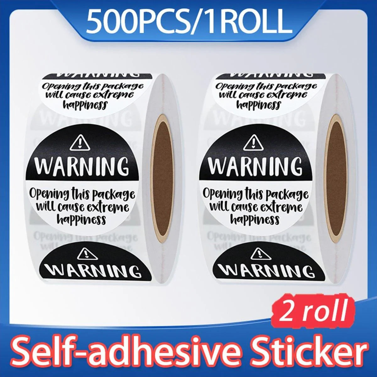 Warning Sticker Safety Stickers 8 Pattern 500PCS