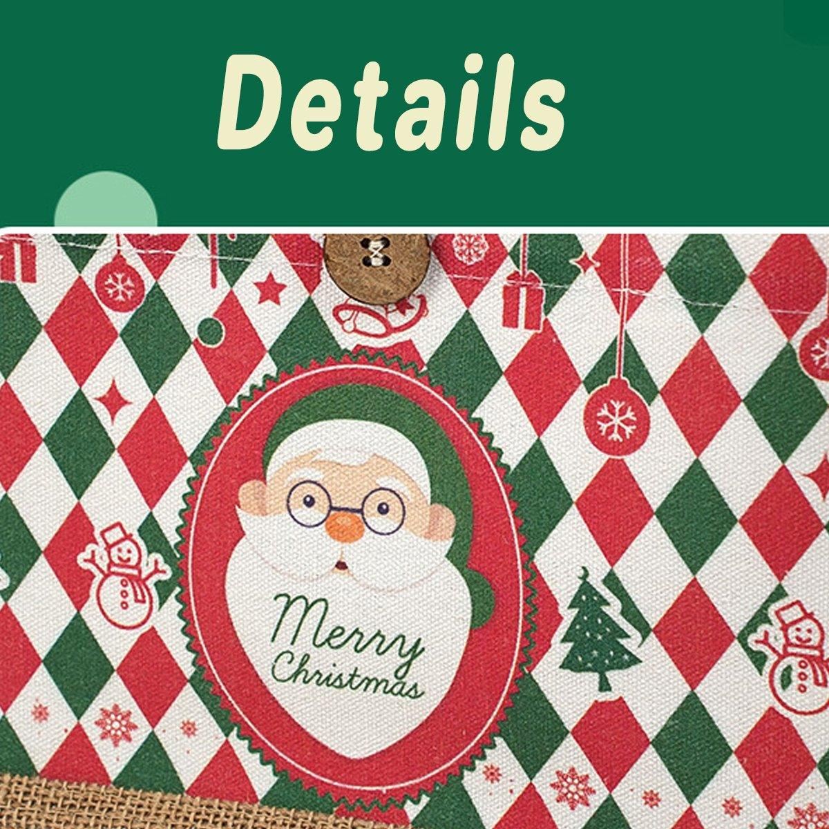 Christmas Santa Claus Gift Bag Apple Packaging Bag 1PCS