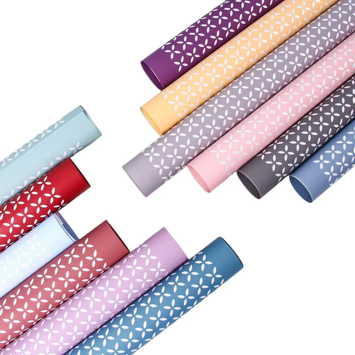 Waterproof Two-Tone Print Wrapping Paper 100PCS