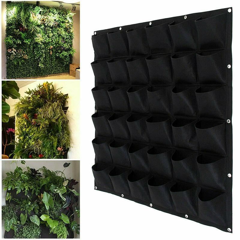 36 Pocket Planter Planting Hanging Bag 1PC