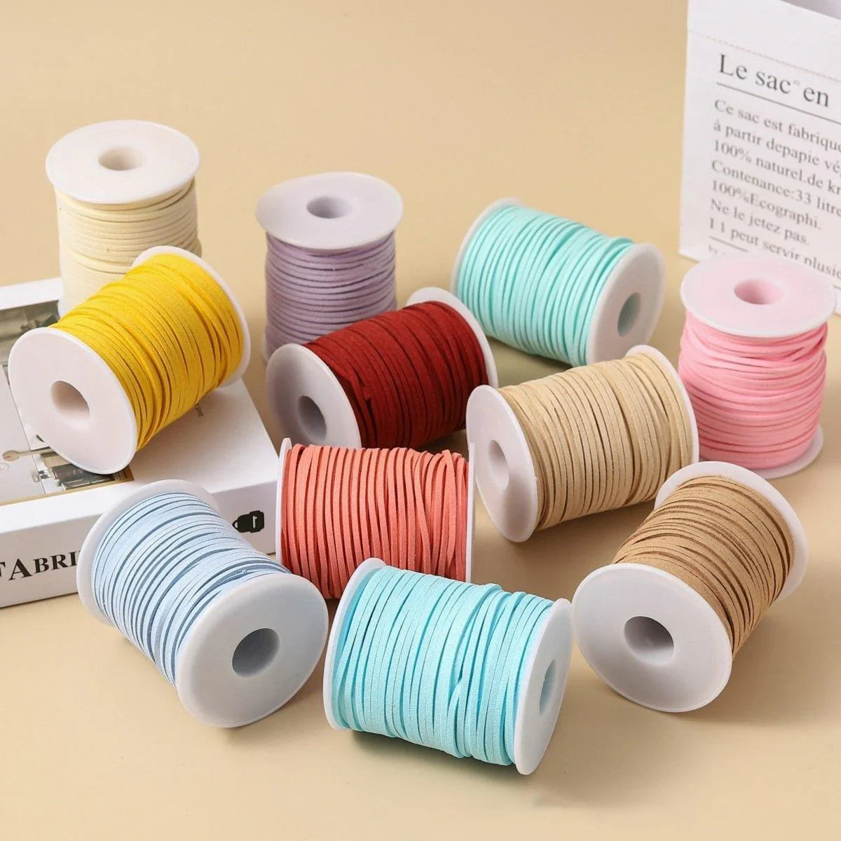 32 Colours Leather Rope Gift Box Packaging Belt