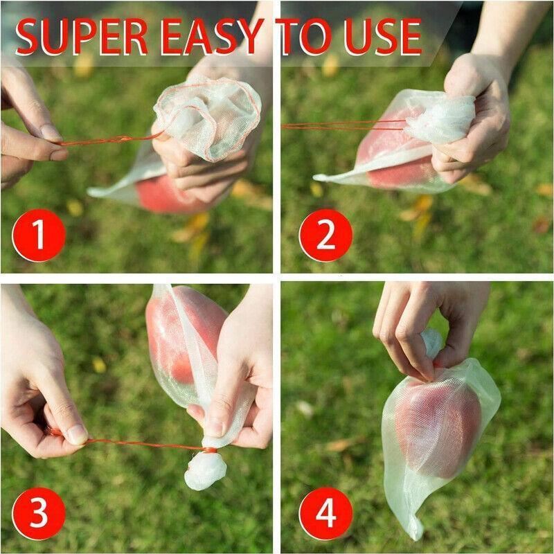 Fruit Vegetable Protection Mesh Bags 10-50PCS