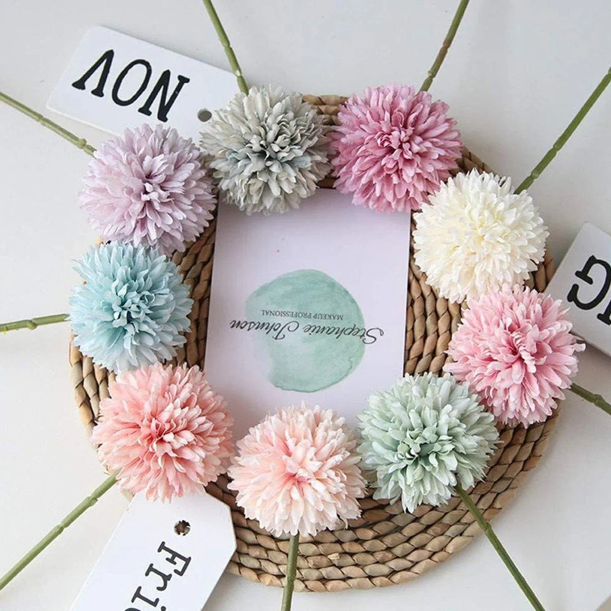 10PCS Artificial Flowers Dandelion