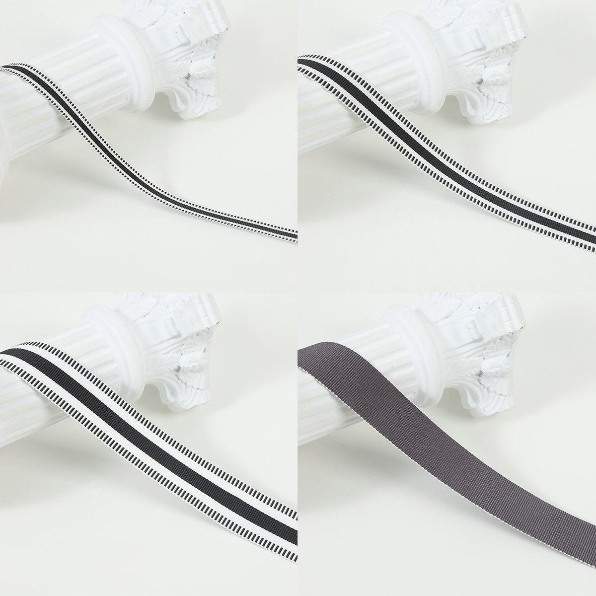 High-Density Fabric Stripe Ribbon 50 Yards