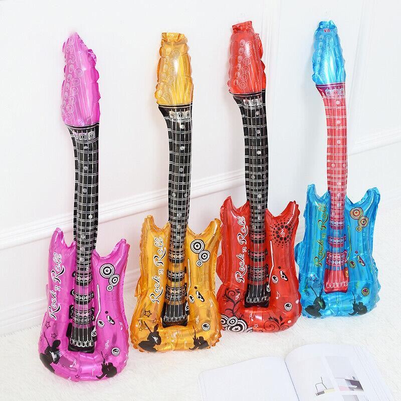 Guitar Fill Air Balloon Decoration 4Colours 1PC