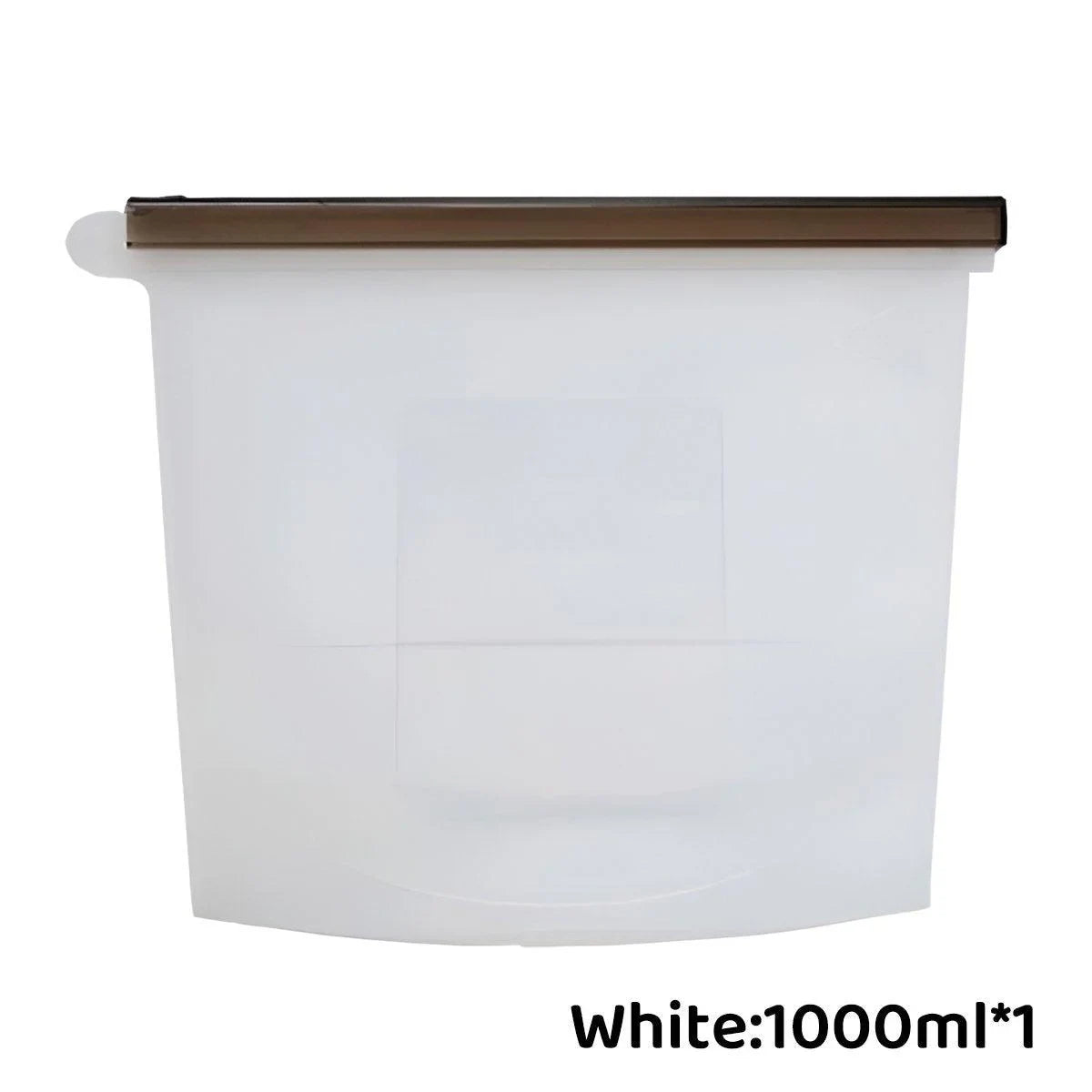 Reusable Silicone Food Storage Bags 500ml-1000ml
