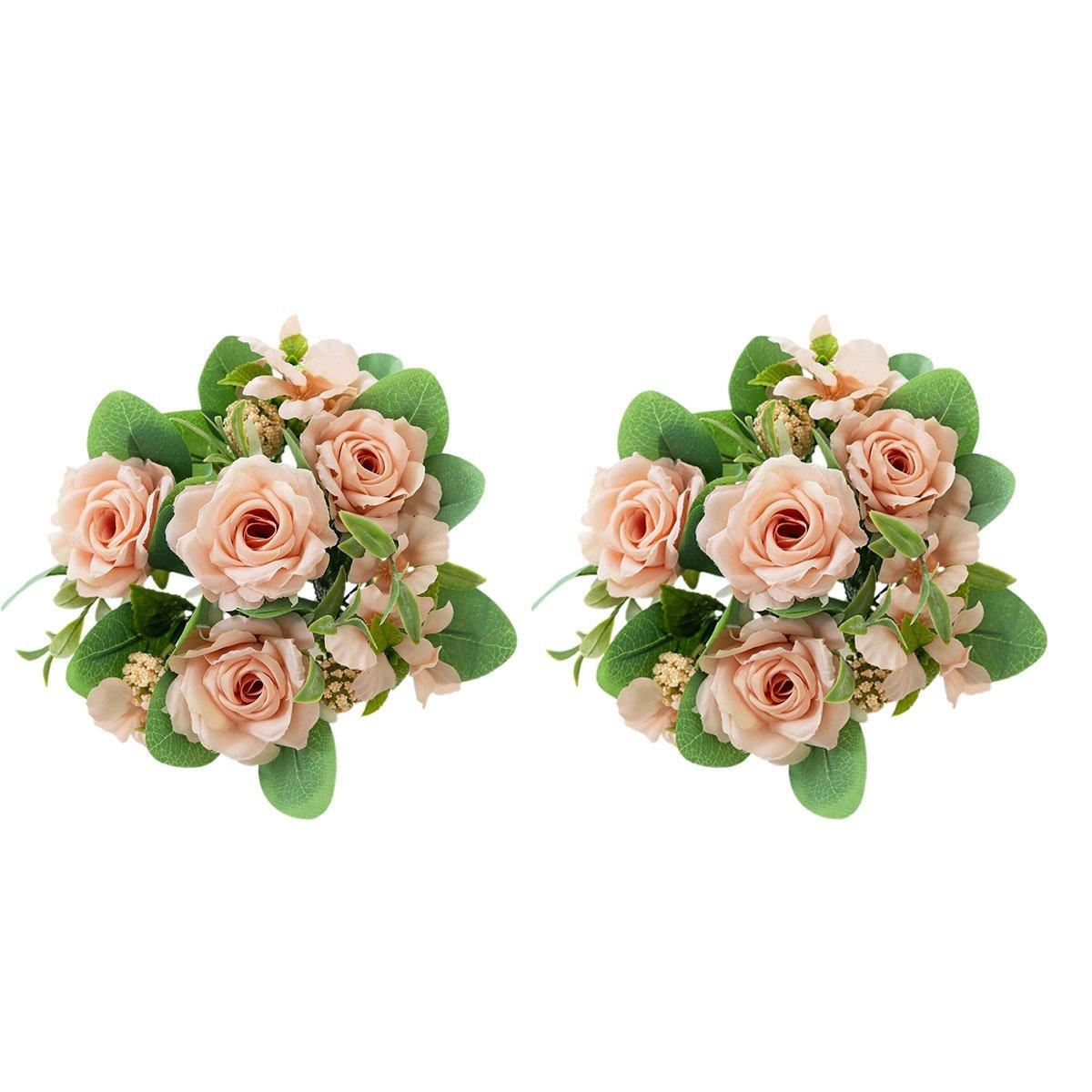 Artificial Flower Rose Bouquets 2PCS