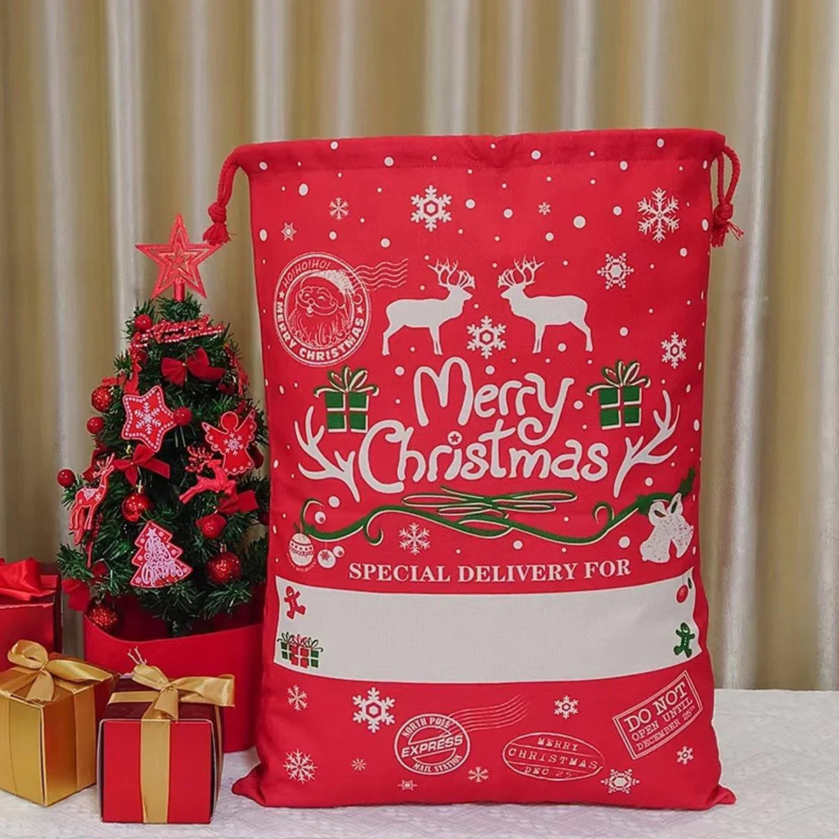 Large Christmas Santa Gift Sack Bag 23Styles 1PC