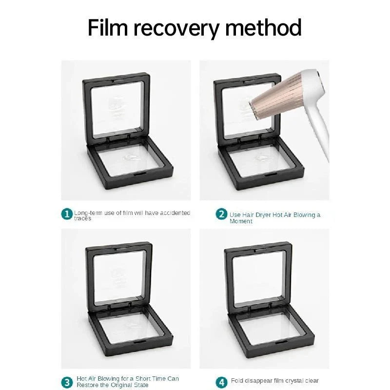 Display Box Plastic Jewelry Storage 10pcs