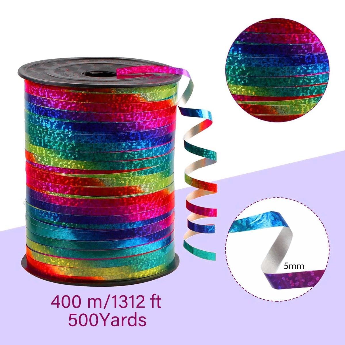 Glitter Laser Ribbon Party Banners Pull String Tie