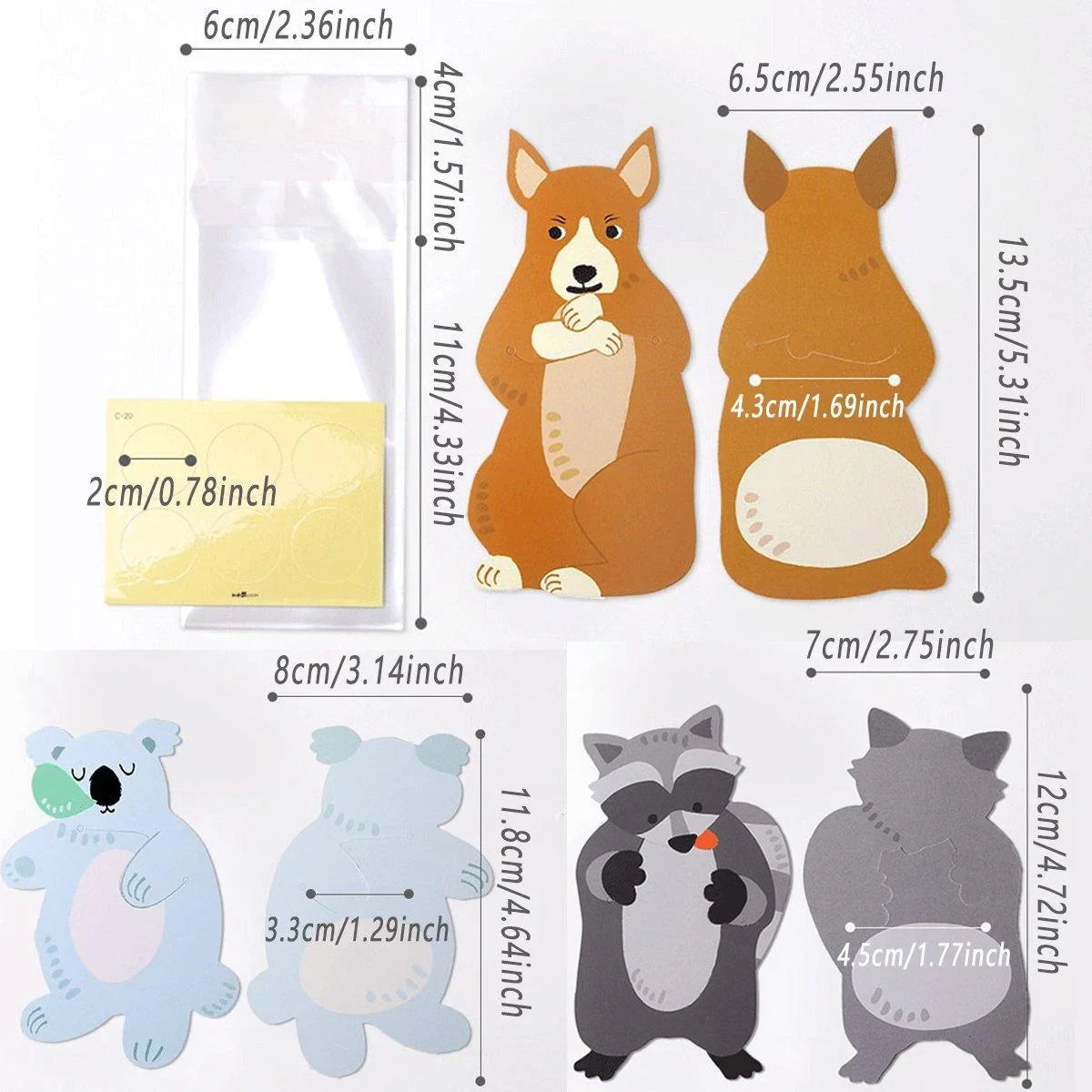 Eco-Friendly Paper Treat Pouches 100PCS