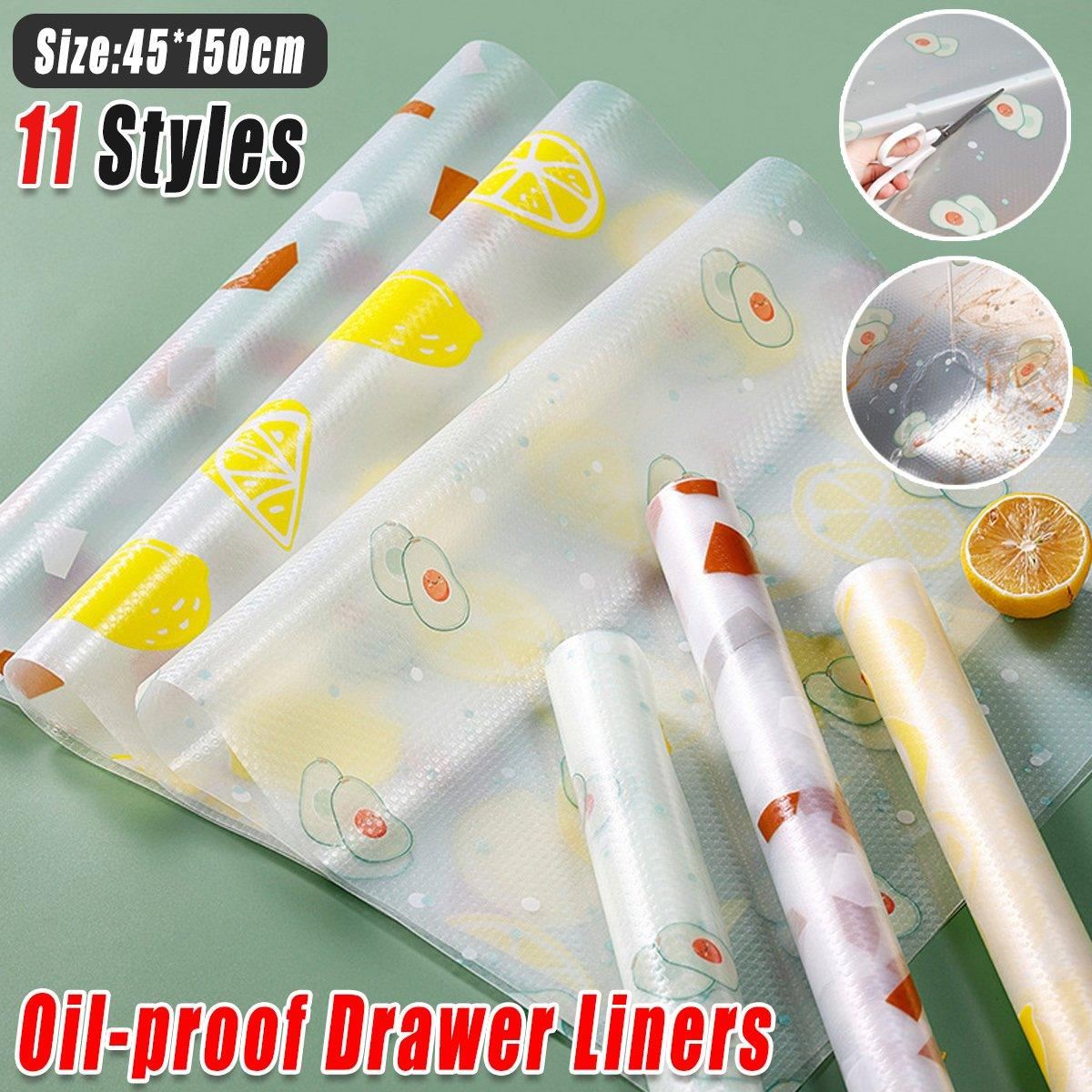 Grease-Proof Household Drawer Liner PVC 1 Roll