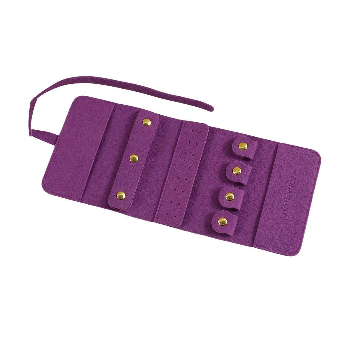Travel Portable Jewelry Organizer Pouch 9Colours 1PC