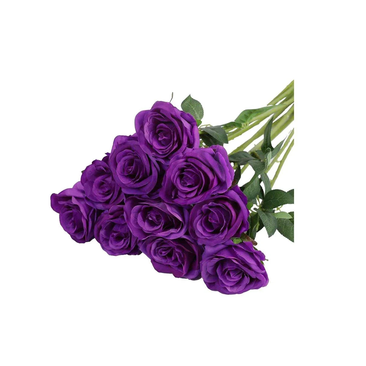 10PCS Artificial Flowers Simulation Rose