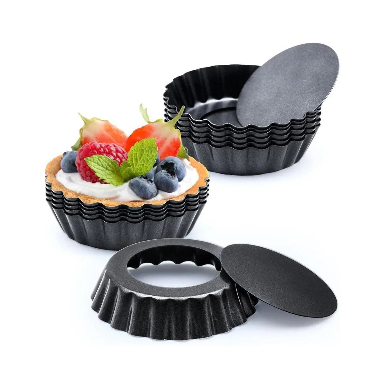 Egg Tart Mold Nonstick Molds 12PCS