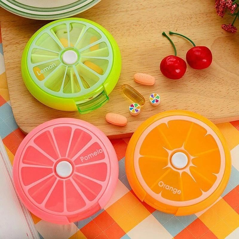 Pill Organiser Case Box 3Colours 1PC
