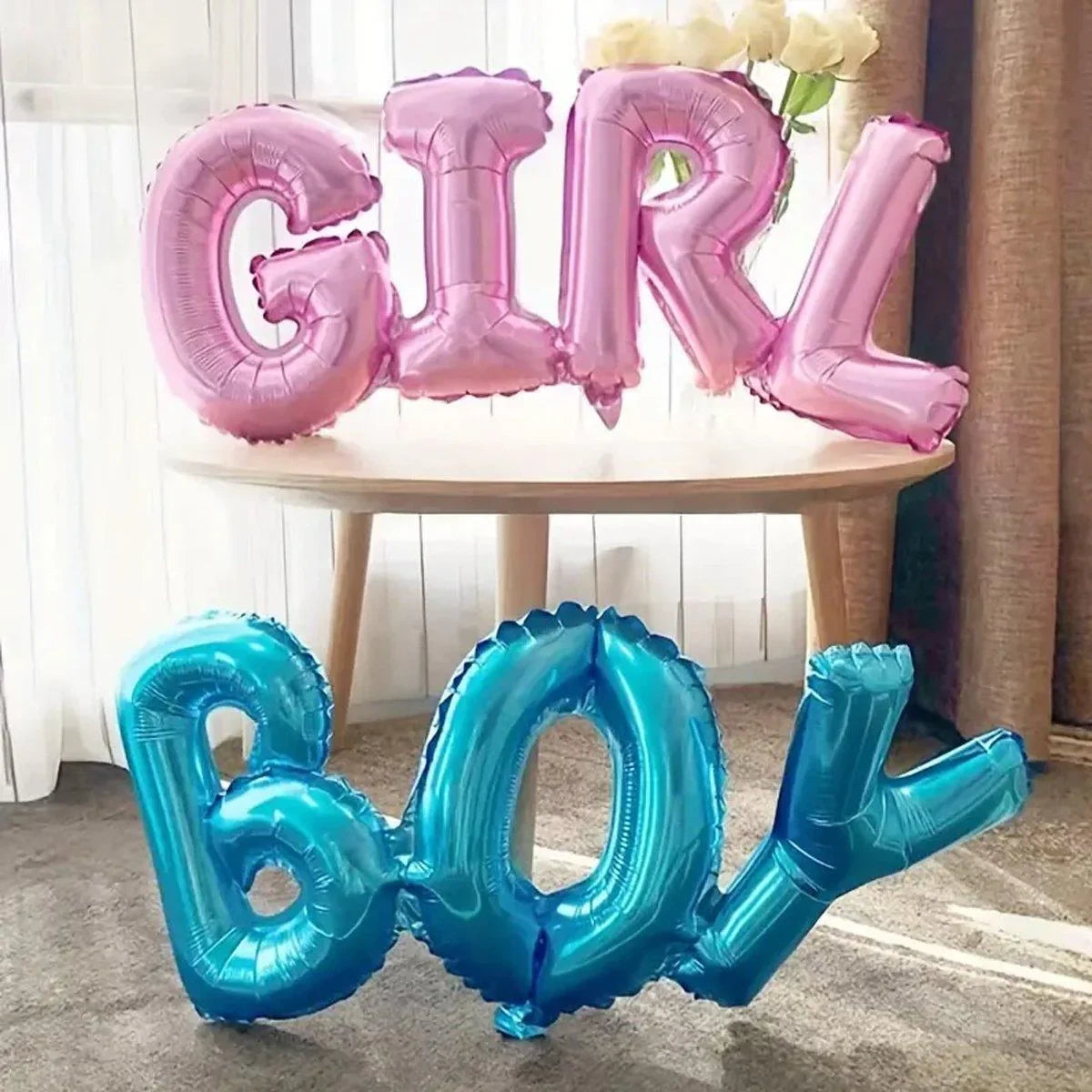4PCS Balloons Silk Curtain Party Decor