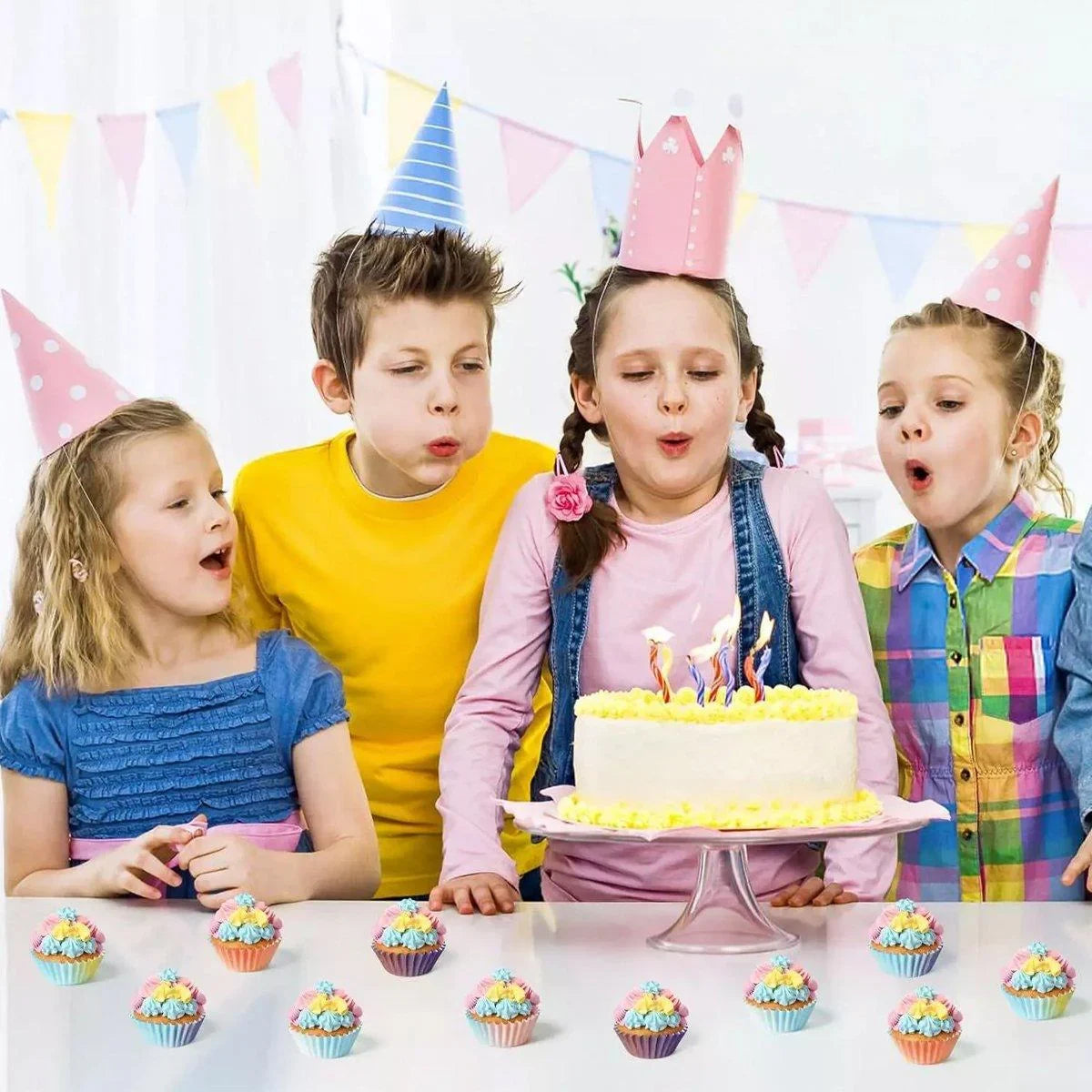 Gradient Cupcake Inserts Cupcake Moulds 300PCS