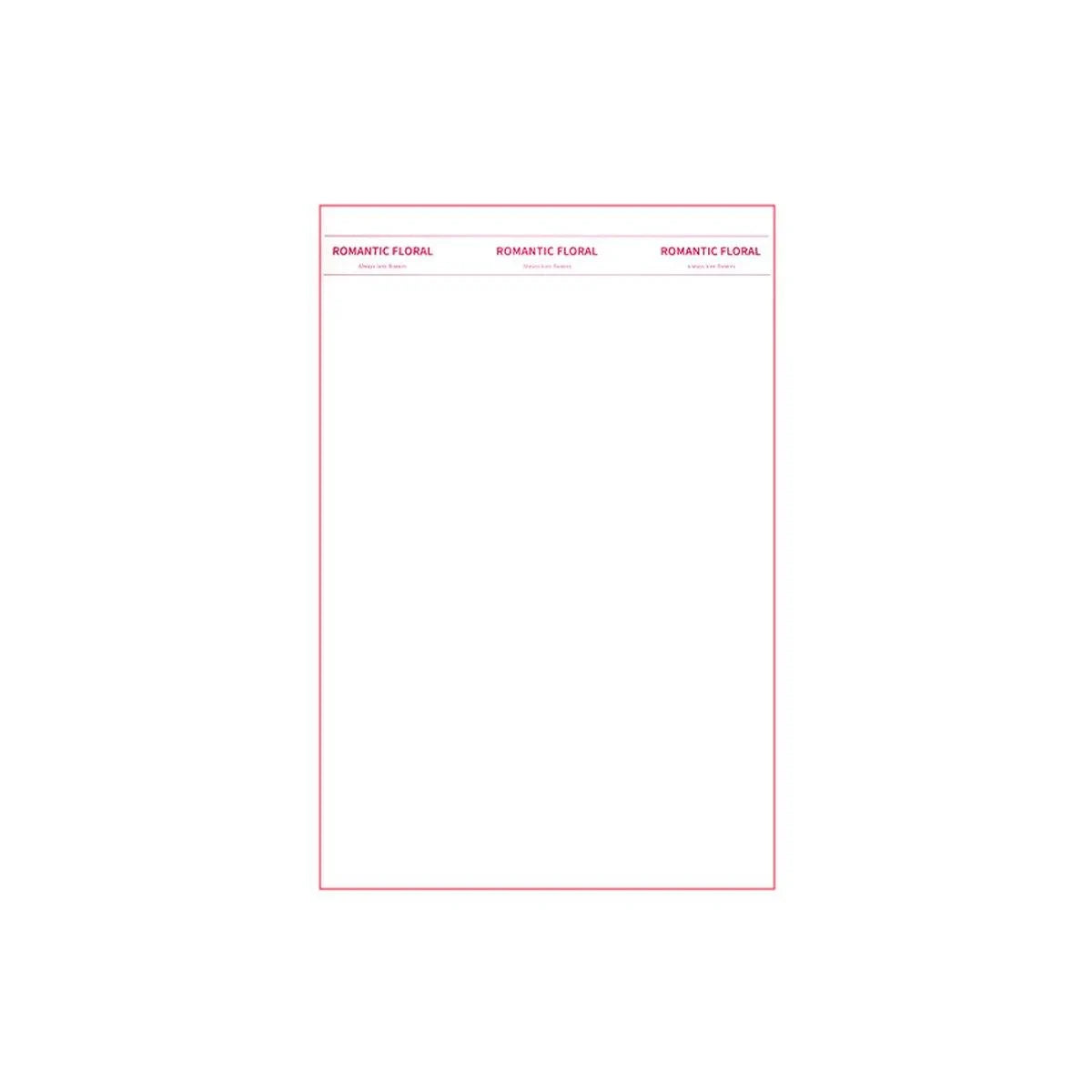 Wrapping Paper Floral Packaging 100 PCS