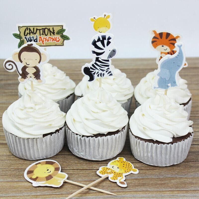 Cupcake Toppers Set 24PCS