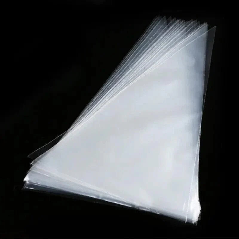 100PCS Easter Clear Cello Cone Bags