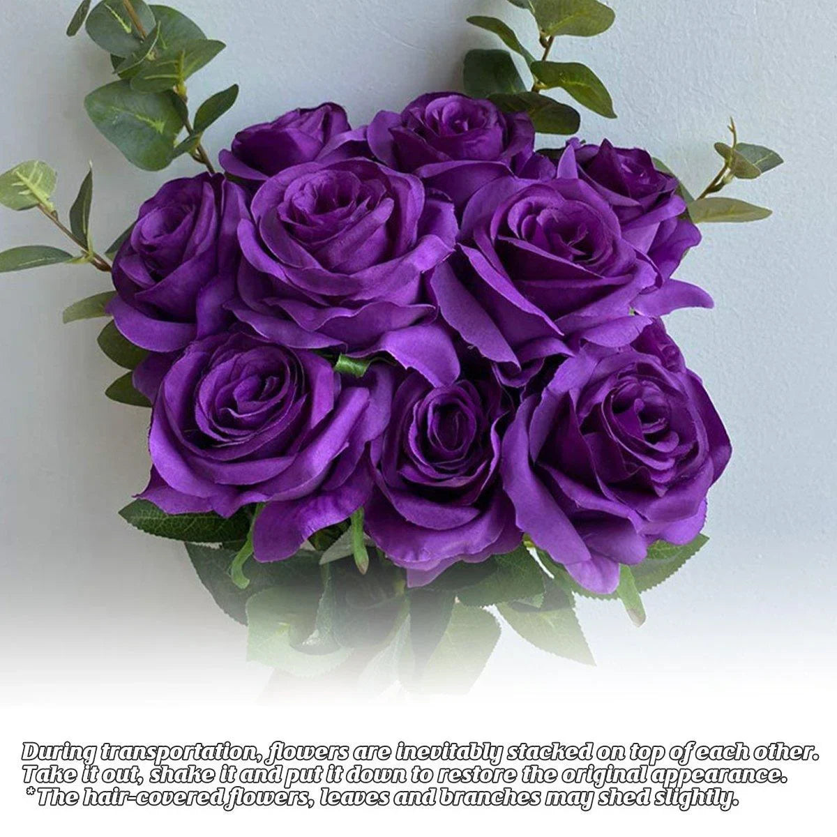 10PCS Artificial Flowers Simulation Rose