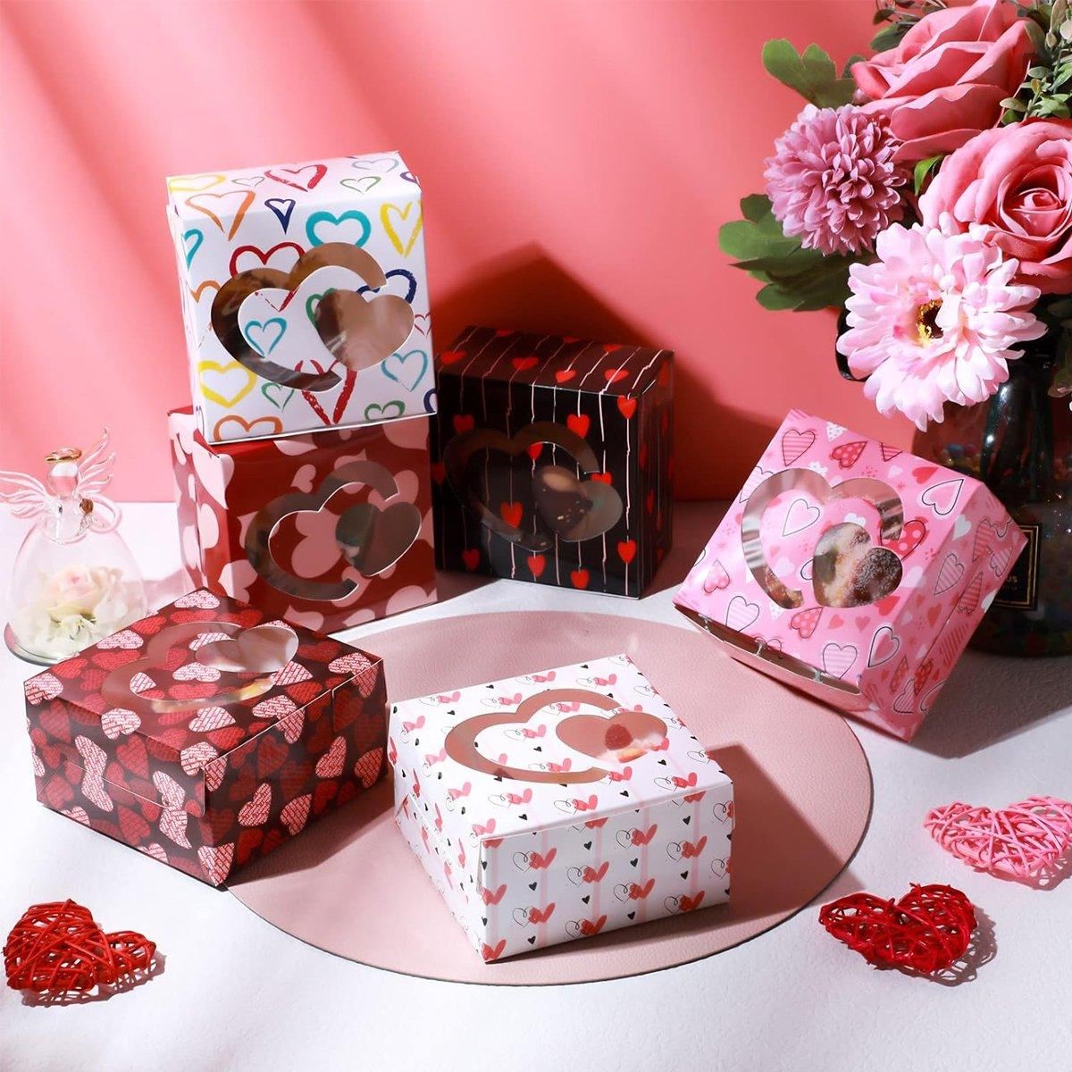 25PCS Large Square Colour Gift Boxes