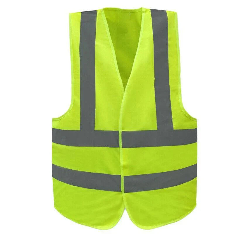Safety Vest Reflective Tape Yellow Orange Day Workware Night High Visibility 1 Vest