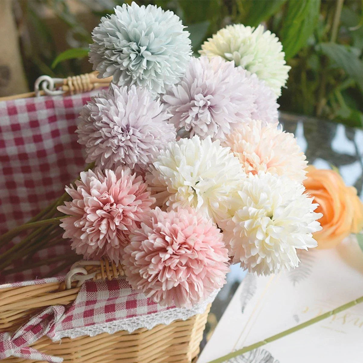 10PCS Artificial Flowers Dandelion