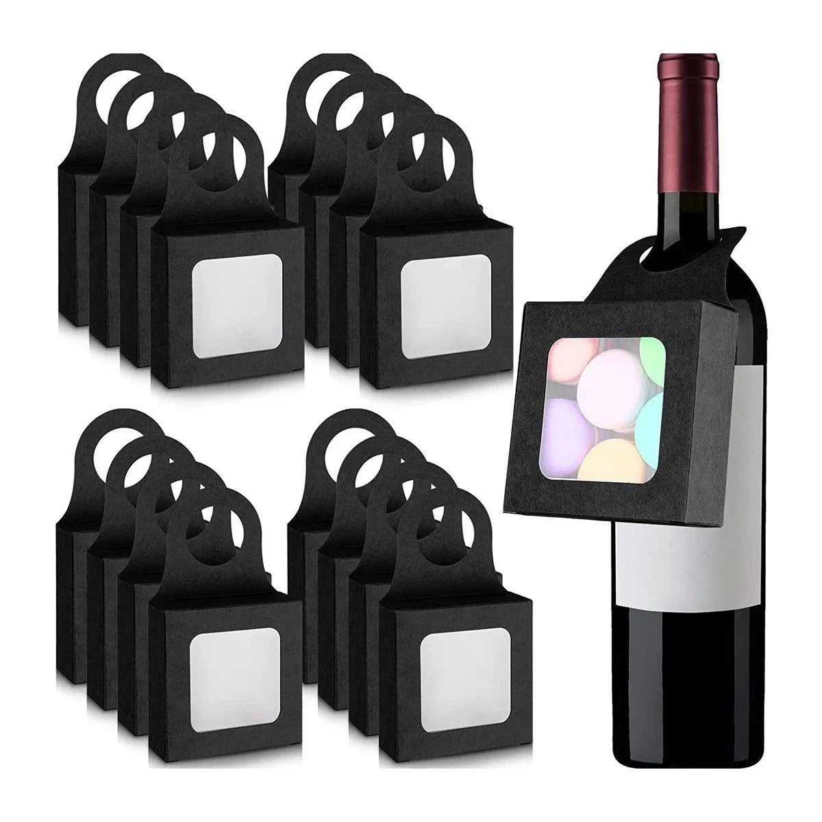 Enhance your gift presentation with these elegant paper wine bottle boxes, designed to add a touch of class to your special occasions.