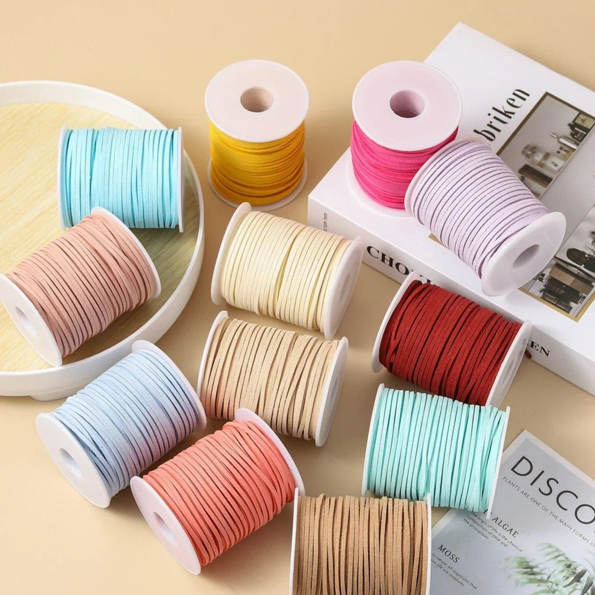 32 Colours Leather Rope Gift Box Packaging Belt